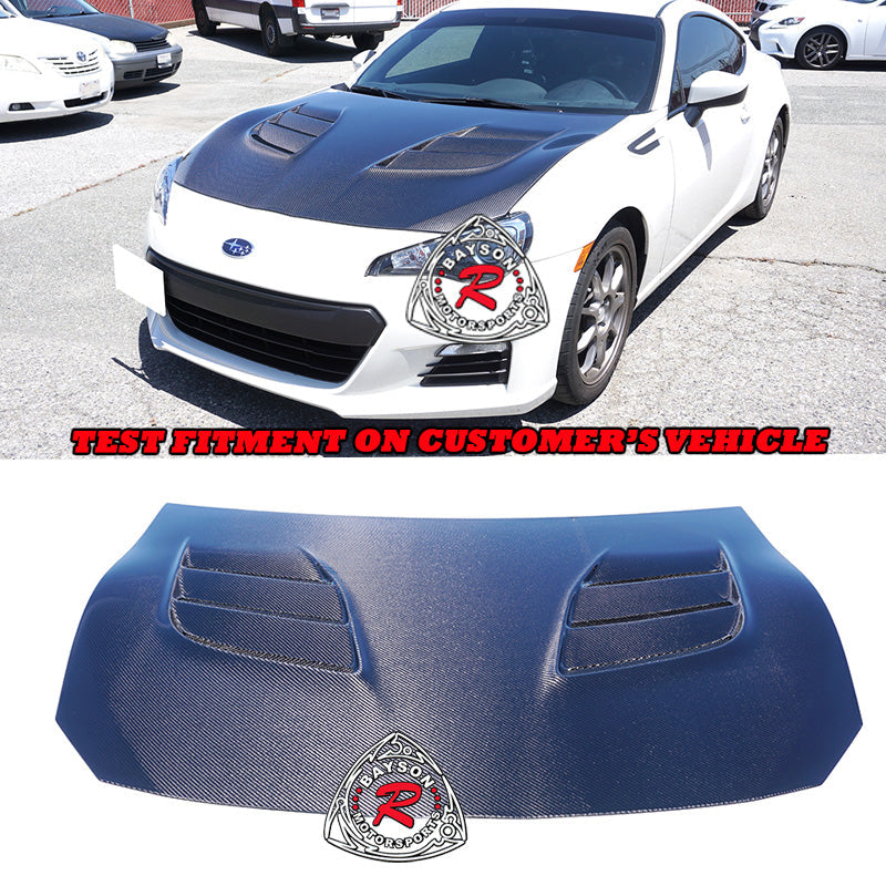 VR Style (Carbon Fiber) Hood For 2012-2016 Scion FR-S