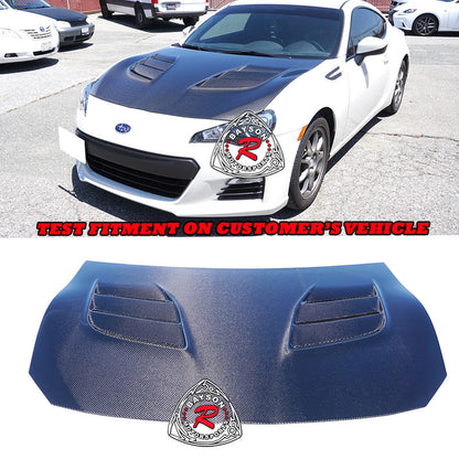 VR Style (Carbon Fiber) Hood For 2012-2016 Scion FR-S