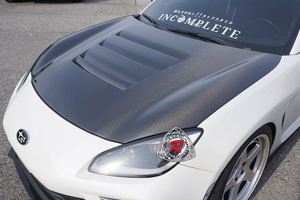 GT300 Style (Carbon Fiber) Hood For 2022-2026 Subaru BRZ