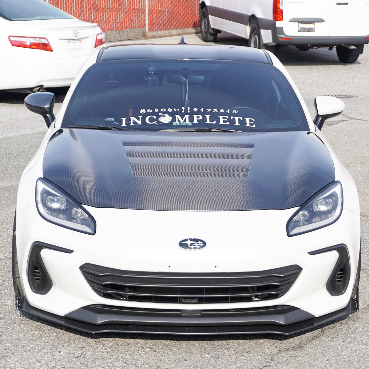 GT300 Style (Carbon Fiber) Hood For 2022-2026 Subaru BRZ