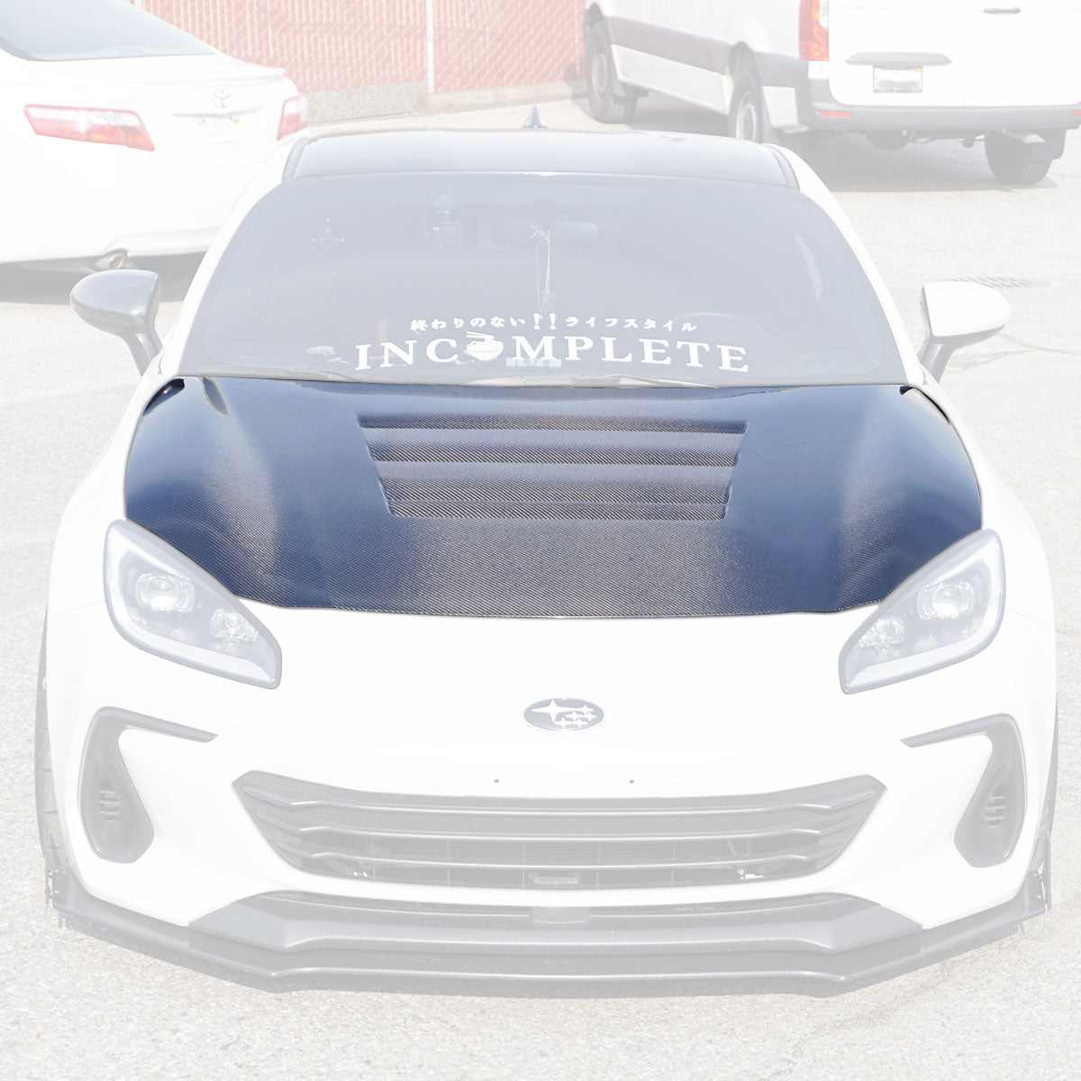 GT300 Style (Carbon Fiber) Hood For 2022-2026 Subaru BRZ