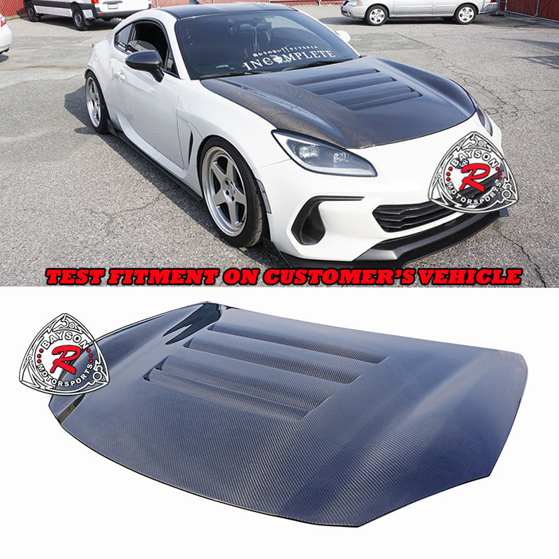 GT300 Style (Carbon Fiber) Hood For 2022-2026 Toyota GR86