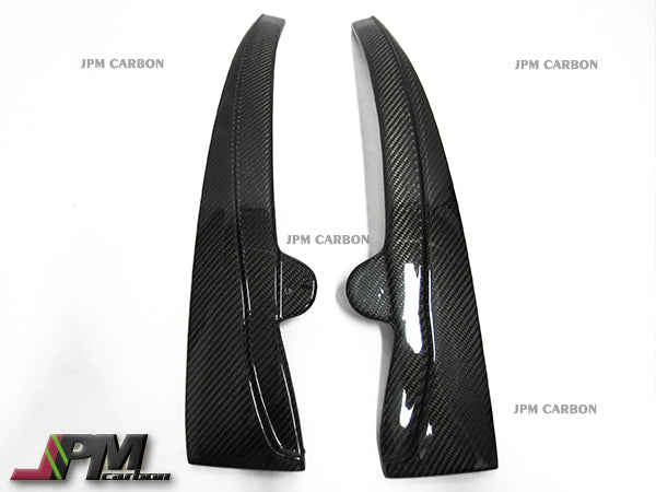 Z06 Style Carbon Fiber Side Skirt Add-on Lips & Mud Flaps Fits For 2005-2013 Chevrolet Corvette C6 Z06 ZR1 Only