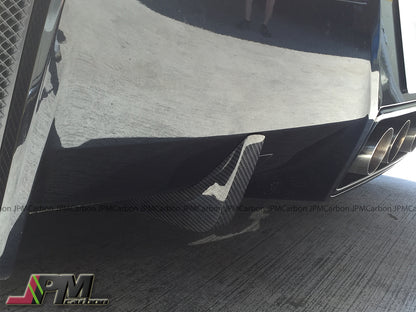 [JPMCarbon] Carbon Fiber Rear Diffuser Add-on Fins (2pcs) Fits For 2014-2019 Corvette C7