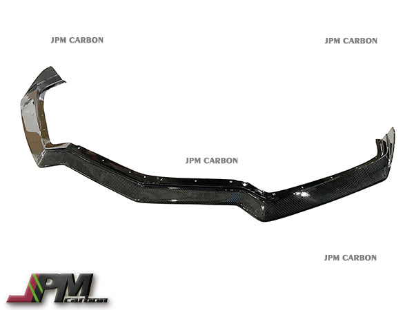 5VM Style Carbon Fiber Front Bumper Add-on Lip Fits For 2020-2023 Chevrolet Corvette C8 Only