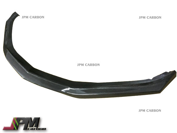 T6 Style Carbon Fiber Front Bumper Add-on Lip Fits For 2016-2018 Chevy Camaro LS LT RS Only
