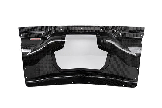 CORSA Performance Corsa 2020+ Chevrolet Corvette C8/Z06 Carbon Fiber Air Intake Trunk Panel with Polycarbonate Window 44009