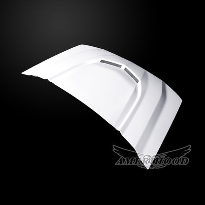 AmeriHood - Chevrolet Silverado 1500 Model 2016-2018 ZL1 Style Functional Heat Extraction Hood