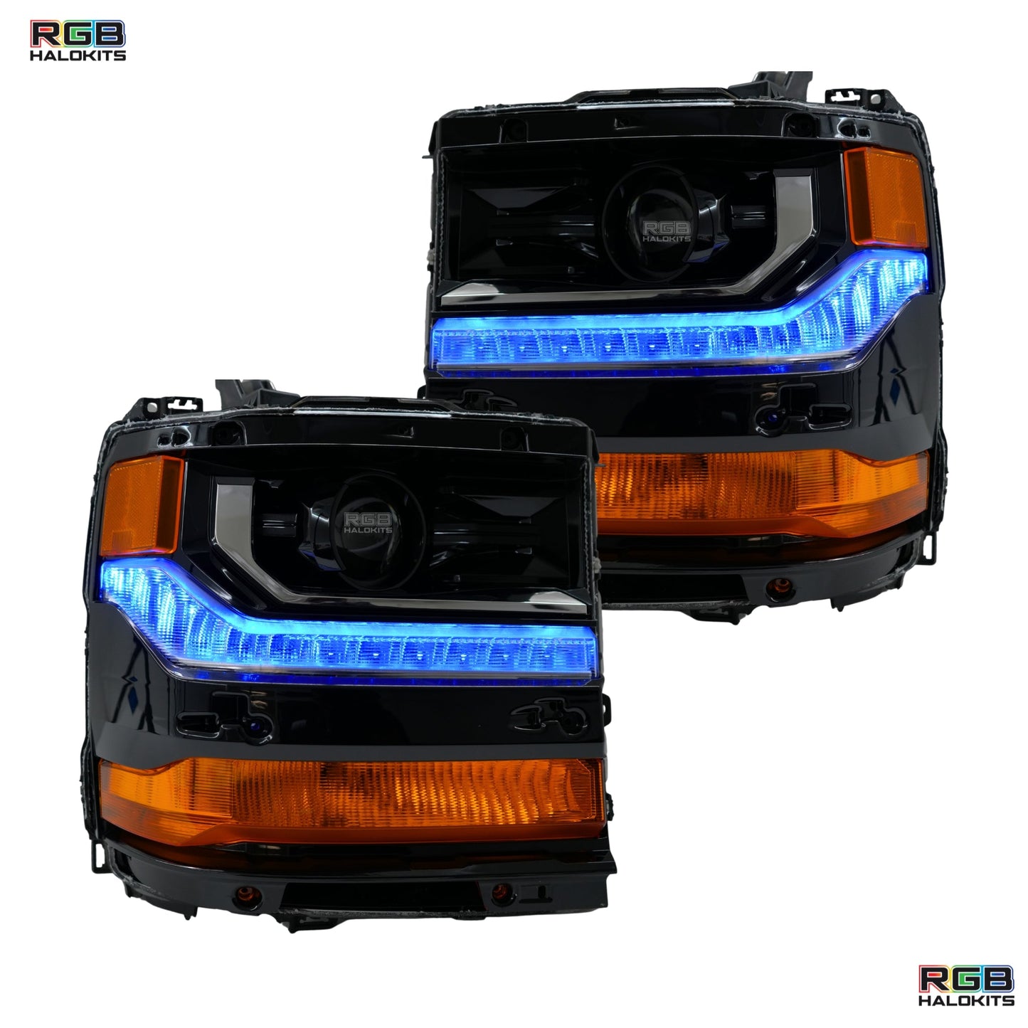 Chevrolet Silverado Multicolor Flow Series DRL Boards (2016-2018)