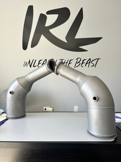 IRL Audi C8 RS7 Downpipes