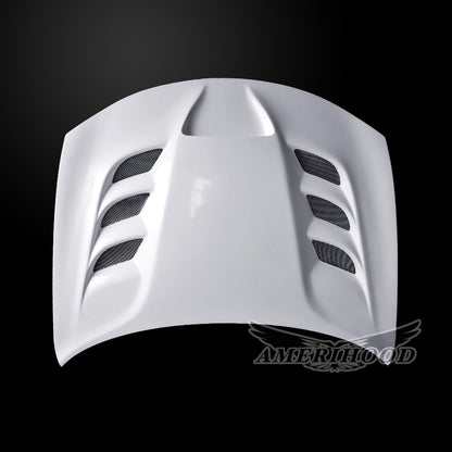 AmeriHood - Dodge Charger Model 2015-2023 VIP Style Functional Heat Extraction Hood