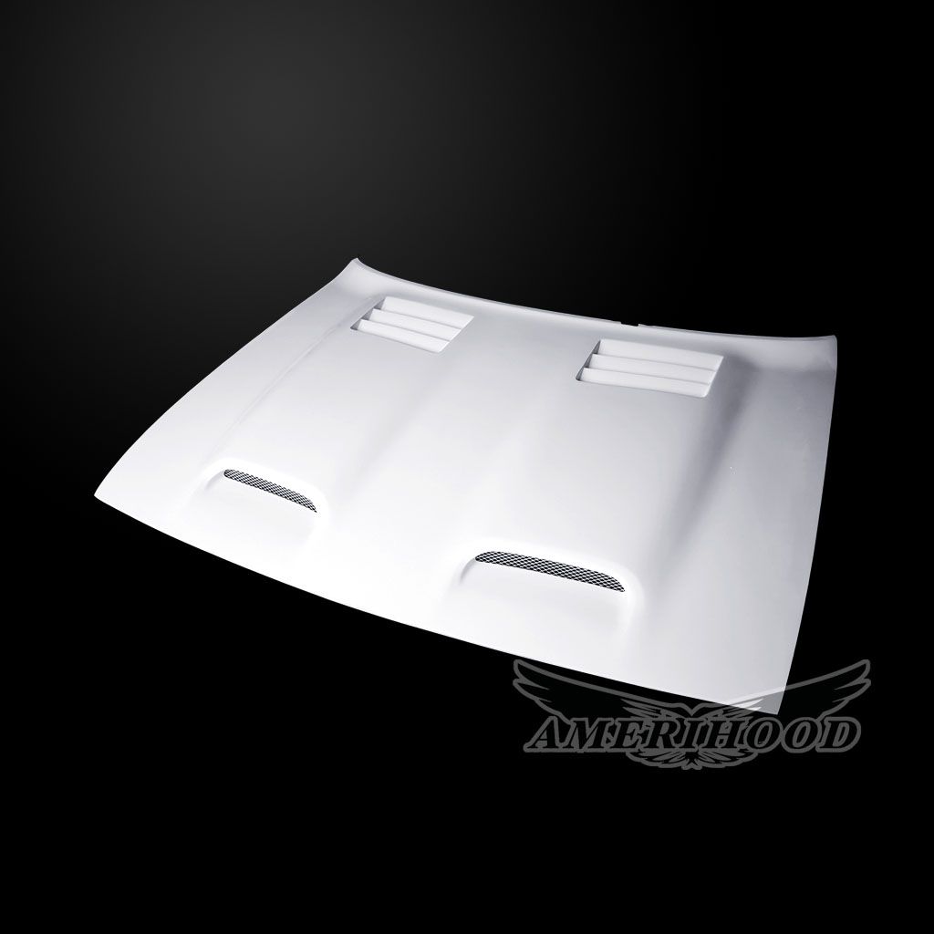 AmeriHood - Dodge Challenger Model 2008-2023 RDY Style Functional Heat Extraction Hood
