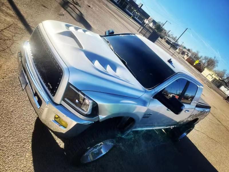 AmeriHood - Dodge RAM 1500 Model 2009-2018 VIP Style Functional Heat Extraction Hood