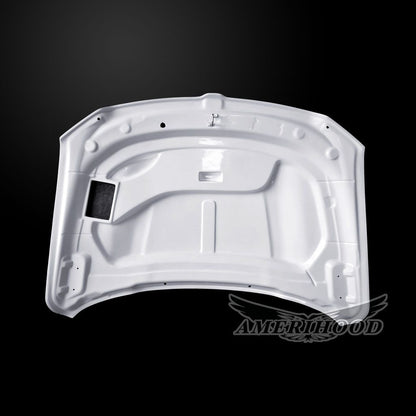 AmeriHood - Dodge Ram 1500 2019-2025 W/O TRX And RHO Model New Body Style Type SRT Style Functional Ram Air Hood