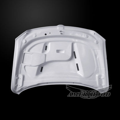 AmeriHood - Dodge Ram 1500 2019-2025 W/O TRX And RHO Model Type-VIP Style Functional Heat Extractor Ram Air Hood