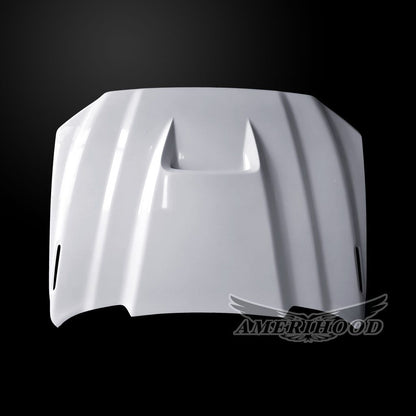 AmeriHood - Dodge Ram 2500 2019-2025 SRT Style Functional Heat Extractor Ram Air Hood (Vehicle Registration Card Required)
