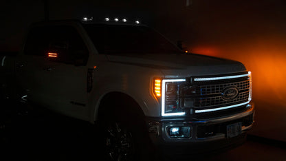 OLM Cab Light Replacement Set (Clear Lens/White Light) - 2017-2022 Ford Super Duty F250/F350