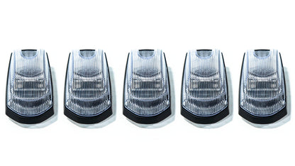 OLM Cab Light Replacement Set (Clear Lens/White Light) - 2017-2022 Ford Super Duty F250/F350