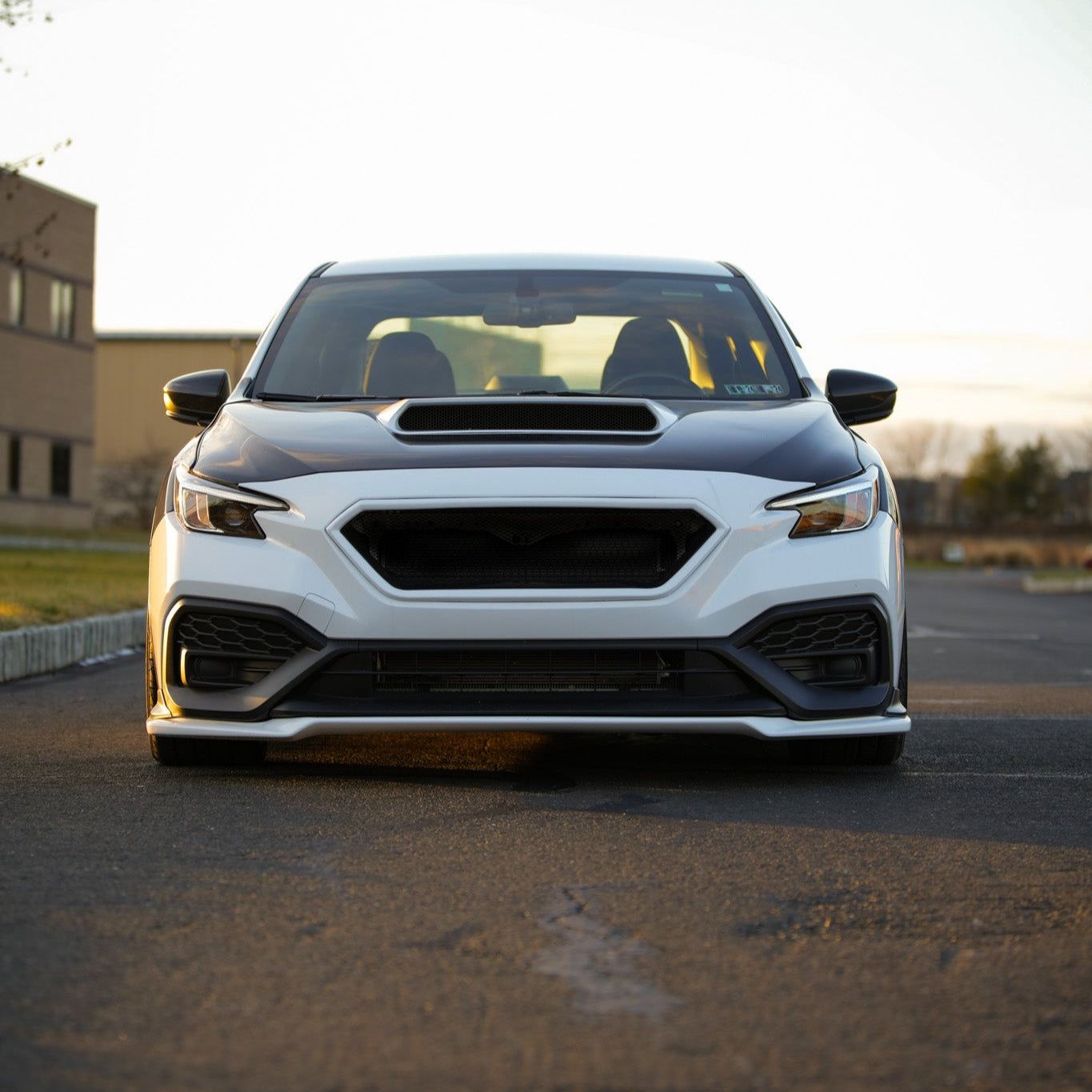 JDMuscle [22-25 WRX] CS Style V1 Front Bumper Grille-Paint Matched/Gloss Black