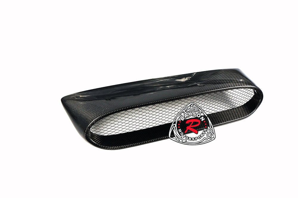 Raised Style (Carbon Fiber) Hood Scoop For 2010-2013 Mazdaspeed-3 (5Dr Hatchback)
