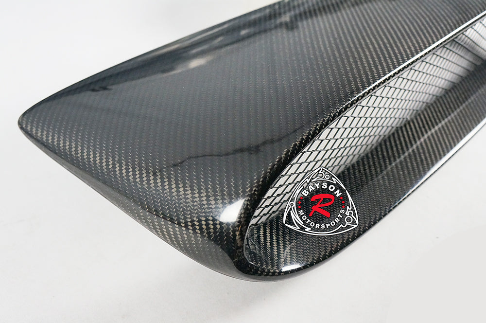 Raised Style (Carbon Fiber) Hood Scoop For 2010-2013 Mazdaspeed-3 (5Dr Hatchback)