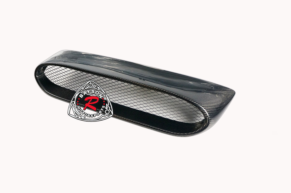 Raised Style (Carbon Fiber) Hood Scoop For 2010-2013 Mazdaspeed-3 (5Dr Hatchback)