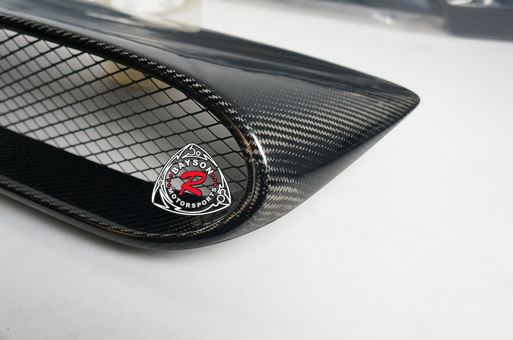 Raised Style (Carbon Fiber) Hood Scoop For 2010-2013 Mazdaspeed-3 (5Dr Hatchback)