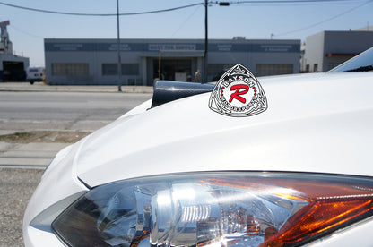 Raised Style (Carbon Fiber) Hood Scoop For 2010-2013 Mazdaspeed-3 (5Dr Hatchback)