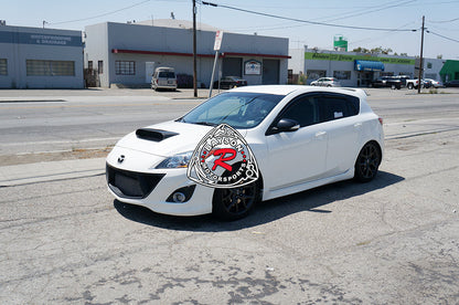 Raised Style (Carbon Fiber) Hood Scoop For 2010-2013 Mazdaspeed-3 (5Dr Hatchback)