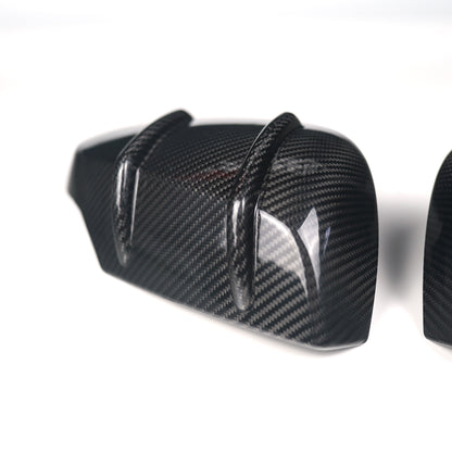 JDMuscle [15-21 WRX/STI] Tanso RAR Style Carbon Fiber Side Mirror Covers/Replacement with Turn Signal