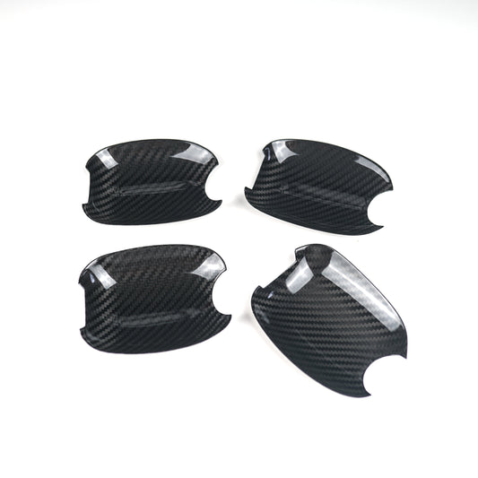 JDMuscle [15-21 WRX/STI] Tanso Carbon Fiber Door Bowl Trim Covers