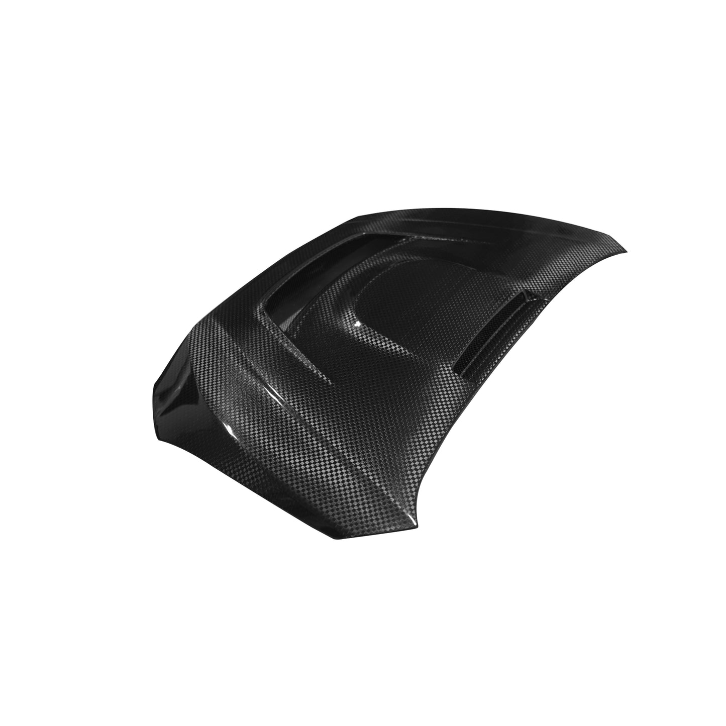 JDMuscle [15-21 WRX/STI w/ FMIC] Tanso Carbon Fiber Hood V3 Scoopless