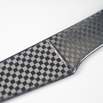 JDMuscle [15-21 WRX/STI w/ OEM STI Wing] Tanso Carbon Fiber Wing Gurney Flap V2 - Different Carbon available