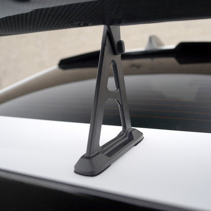 JDMuscle [22-25 WRX] STI Style Swan Neck Spoiler Paint Matched / Carbon Fiber