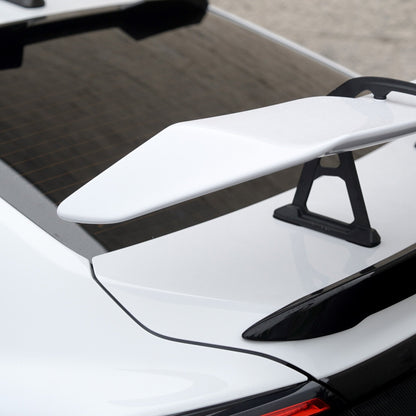 JDMuscle [22-25 WRX] STI Style Swan Neck Spoiler Paint Matched / Carbon Fiber