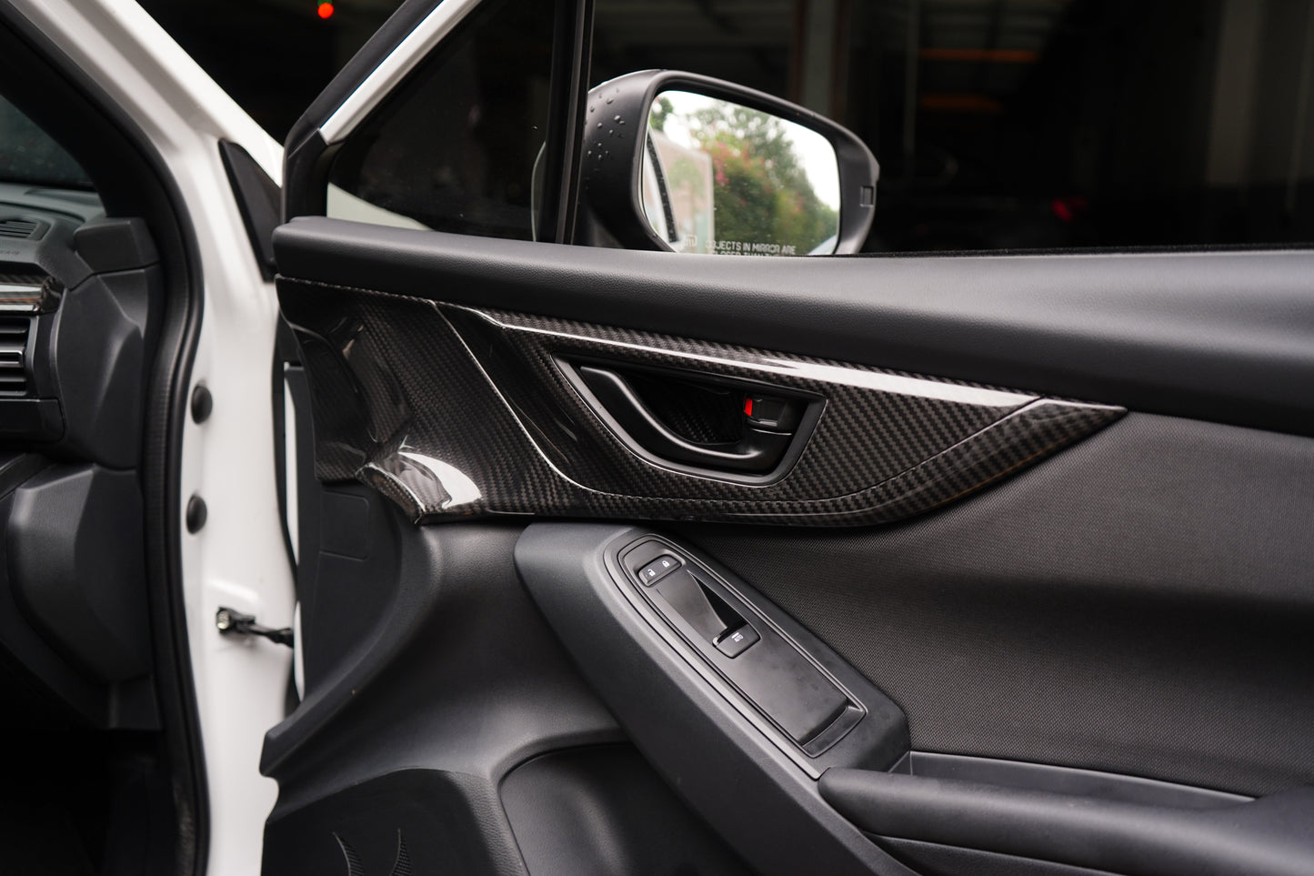 JDMuscle [22-25 WRX] Tanso Dry Carbon Fiber Front Door Larger Pannel Covers - 2 PC