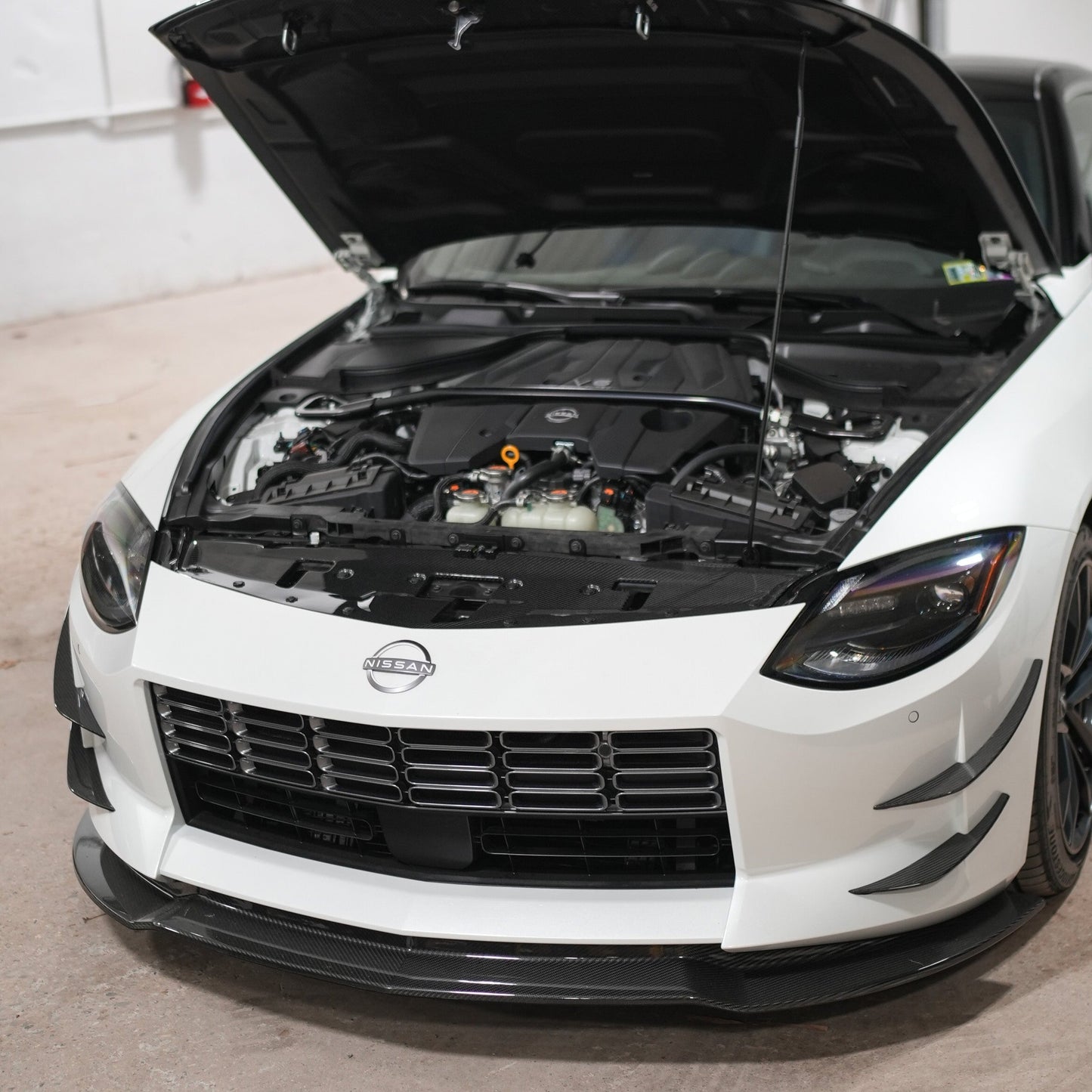 JDMuscle [23-24 Nissan Z] Carbon Fiber Radiator Shroud