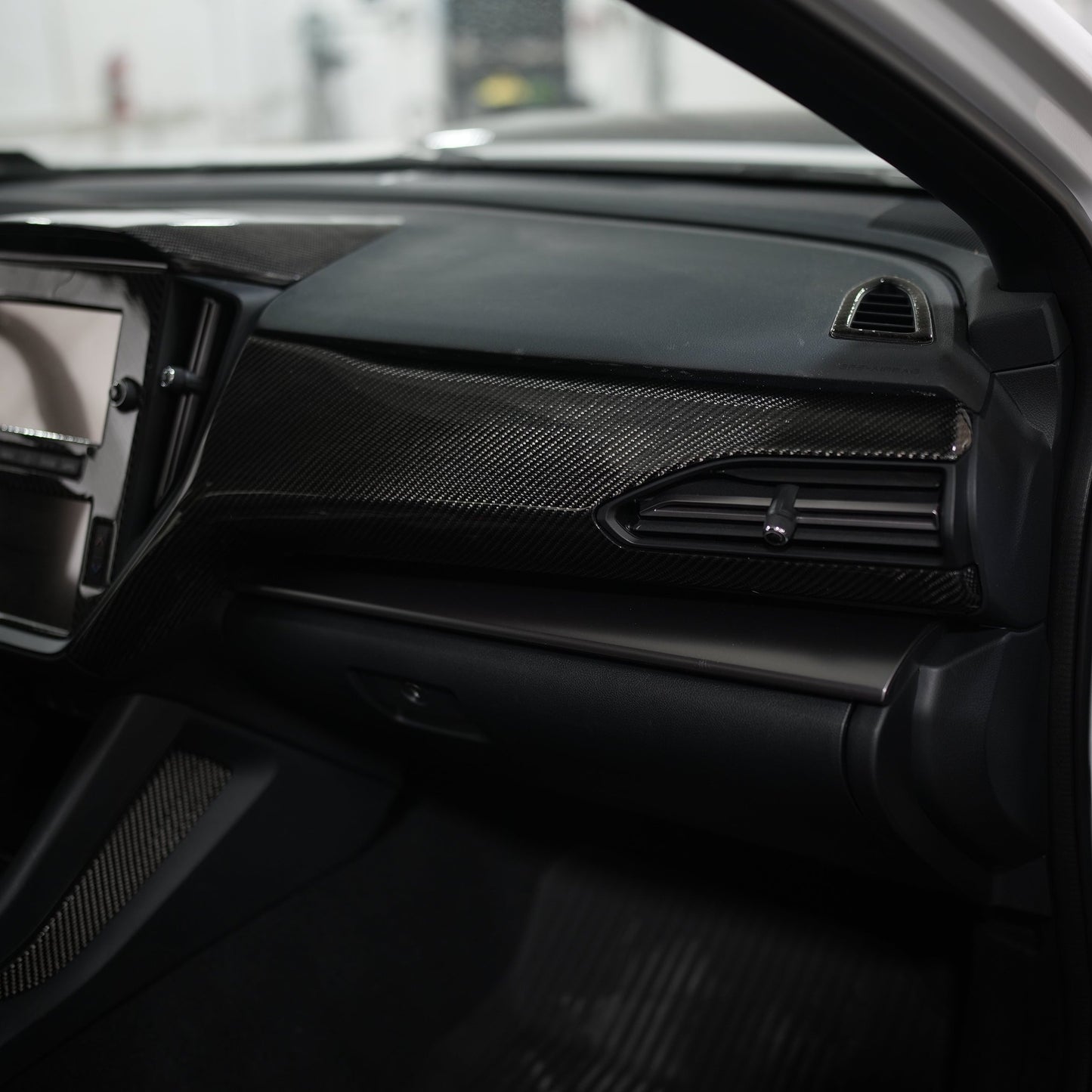 JDMuscle [22-25 WRX] Dashboard Instrument Panels Replacements - Carbon Fiber/Leather/Alcantara