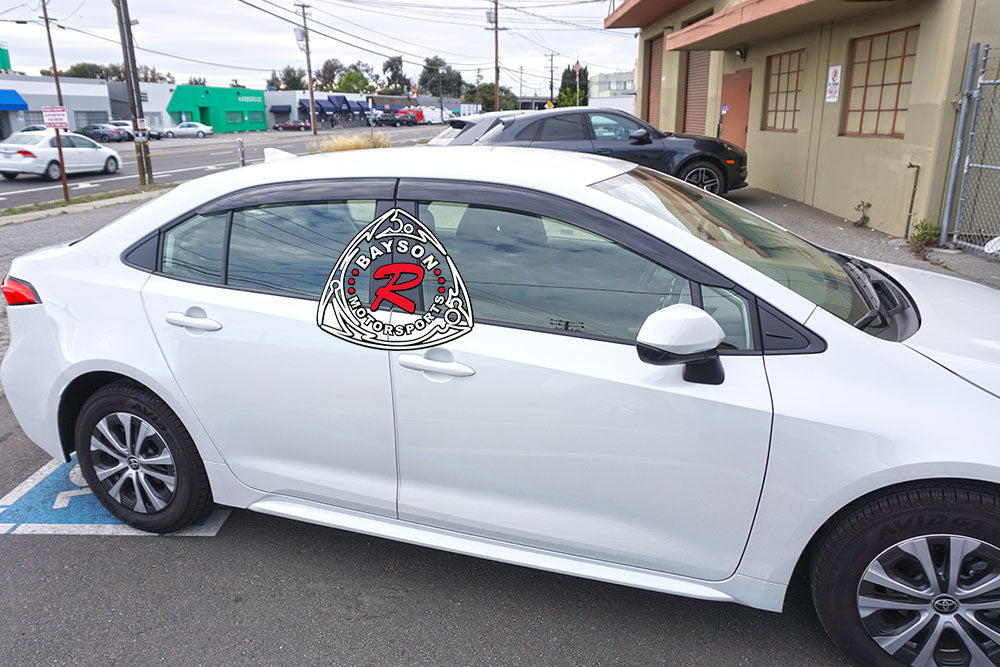 OE Style Window Visors For 2020-2025 Toyota Corolla (4Dr Sedan)