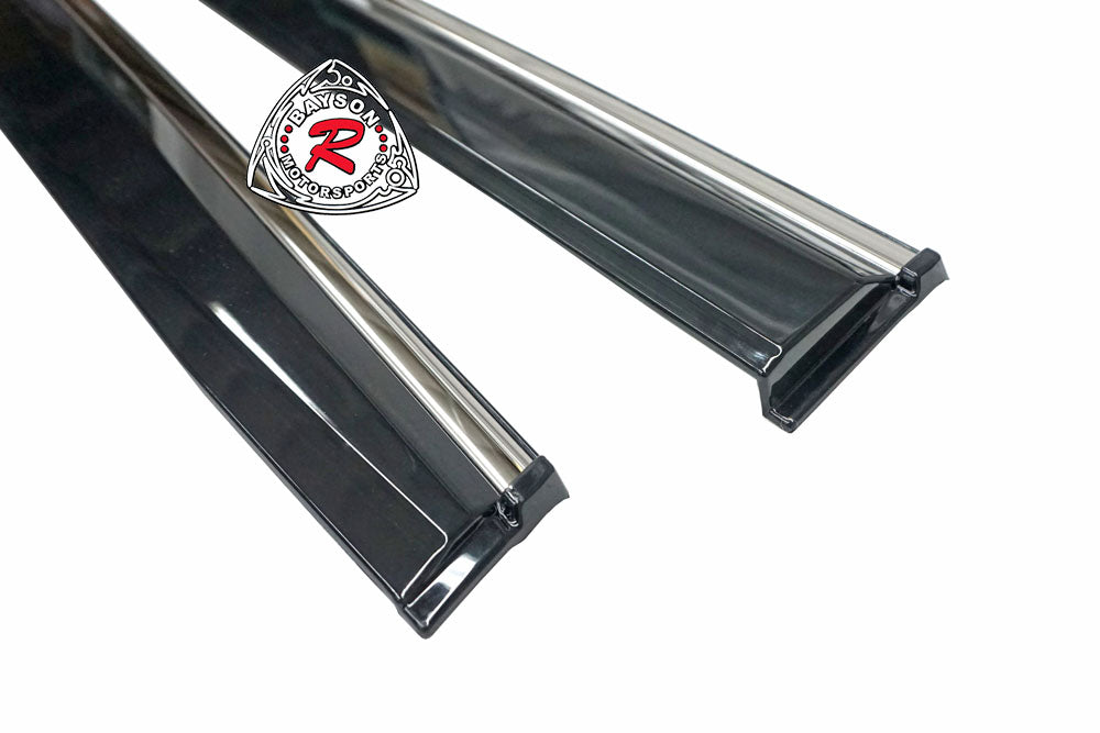 Window Visors with Stainless Steel Chrome Trims For Honda CR-V 2023-2024