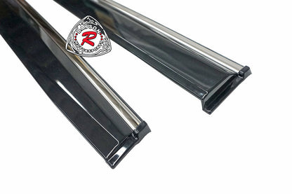 Window Visors with Stainless Steel Chrome Trims For Honda CR-V 2023-2024