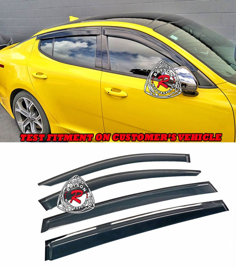 CK Style Window Visors For 2018-2023 KIA Stinger