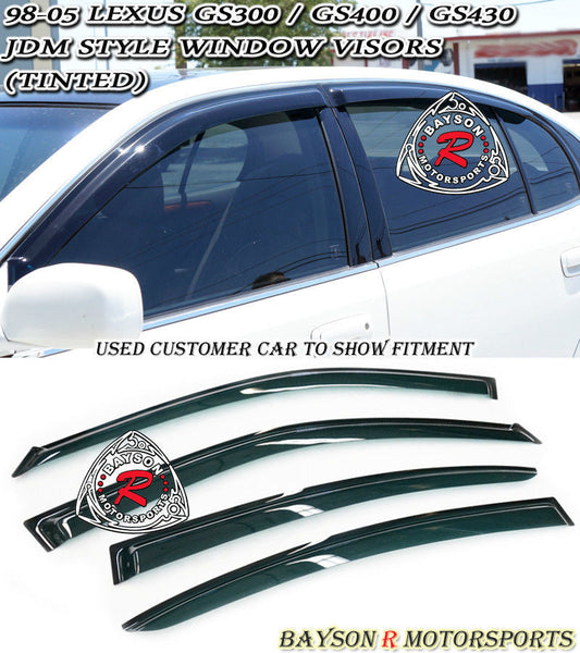 JDM Style Window Visors For 1998-2005 Lexus GS300/GS400