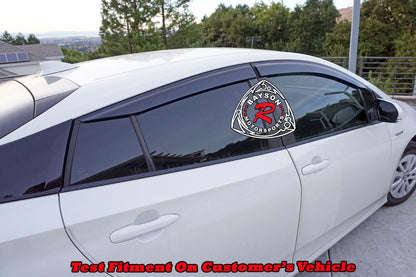 JDM Style Window Visors For 2016-2022 Toyota Prius (4Dr Sedan)
