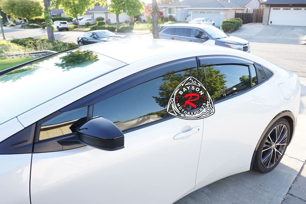 JDM Style Window Visors For 2023-2025 Toyota Prius (4Dr Sedan)