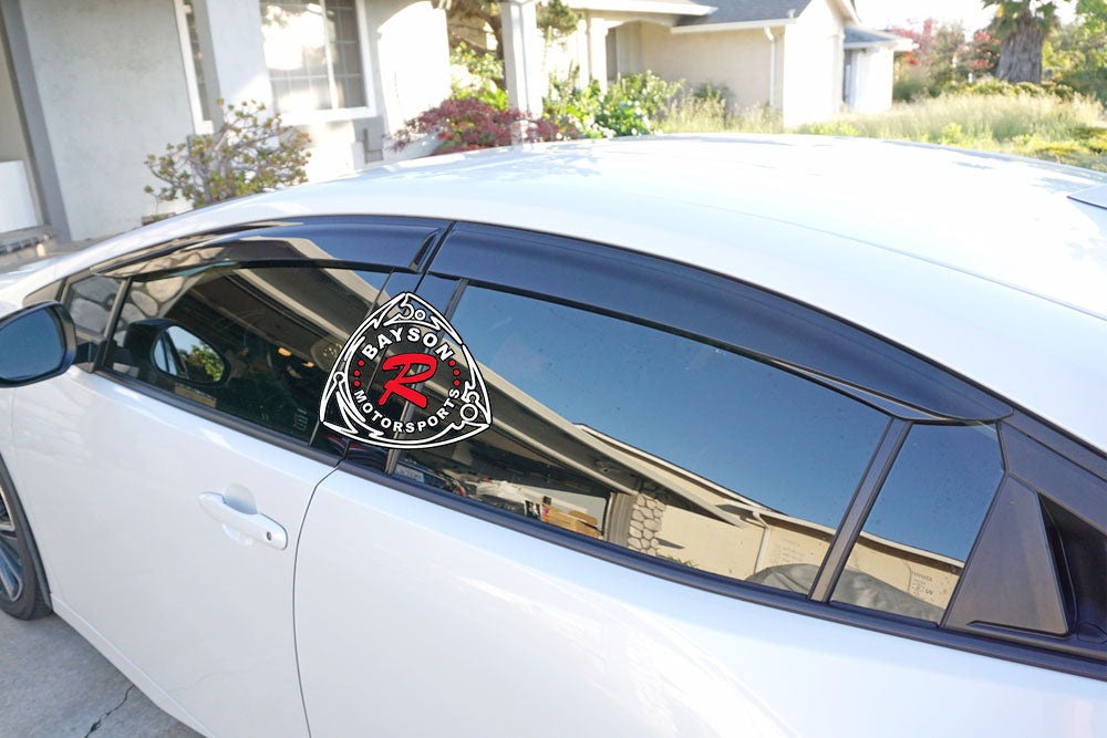 JDM Style Window Visors For 2023-2025 Toyota Prius (4Dr Sedan)