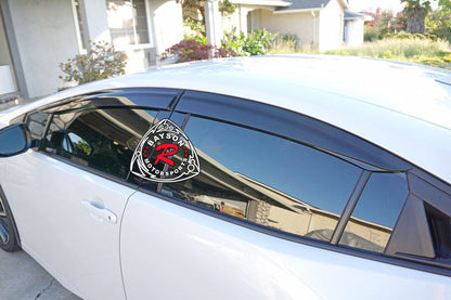 JDM Style Window Visors For 2023-2025 Toyota Prius (4Dr Sedan)