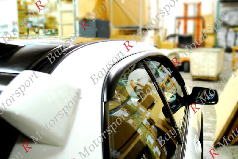 JDM Style Window Visors with Clips For 2002-2007 Subaru Impreza WRX STi (4Dr Sedan)