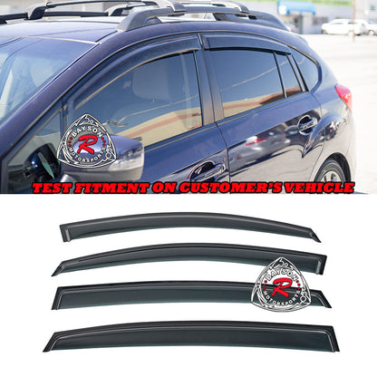 JDM Style Window Visors For 2012-2016 Subaru Impreza 5Dr/2013-2017 Subaru XV Crosstrek