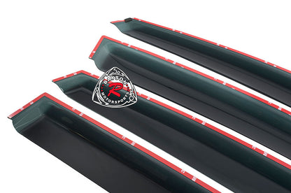 JDM Style Window Visors For 2012-2016 Subaru Impreza 5Dr/2013-2017 Subaru XV Crosstrek